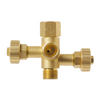 Adaptor - 3/8" LH - 3/8" Double Taps