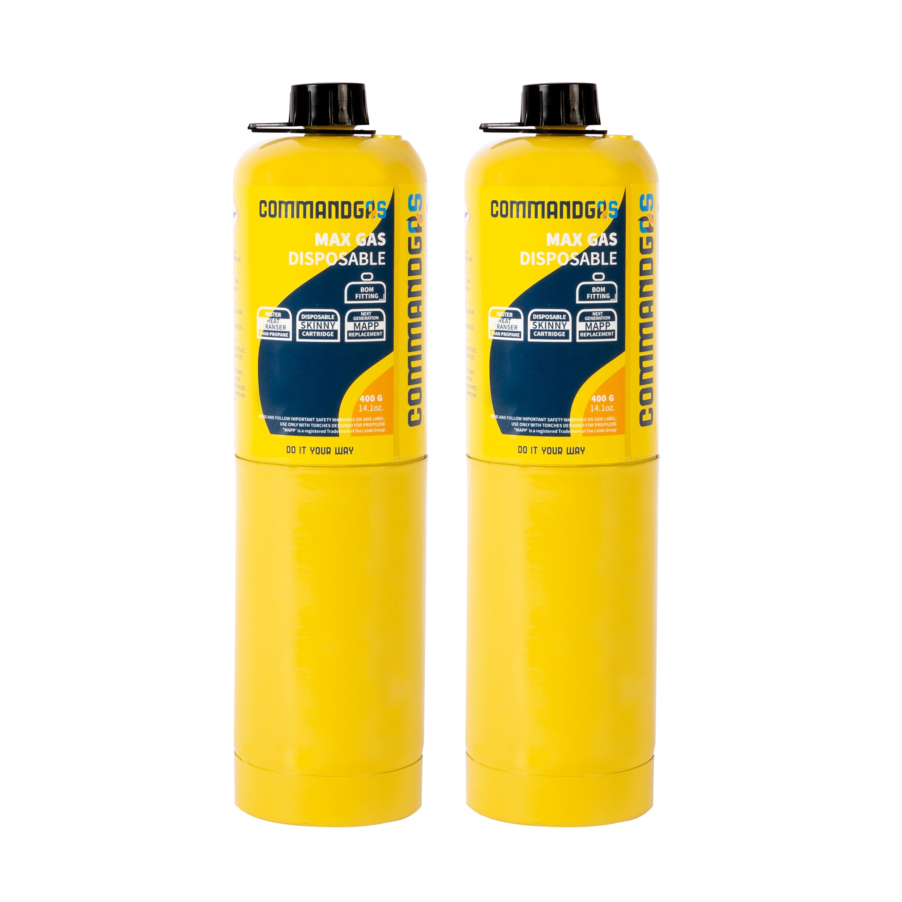 MAP-Pro Gas Cylinders Twin Pack