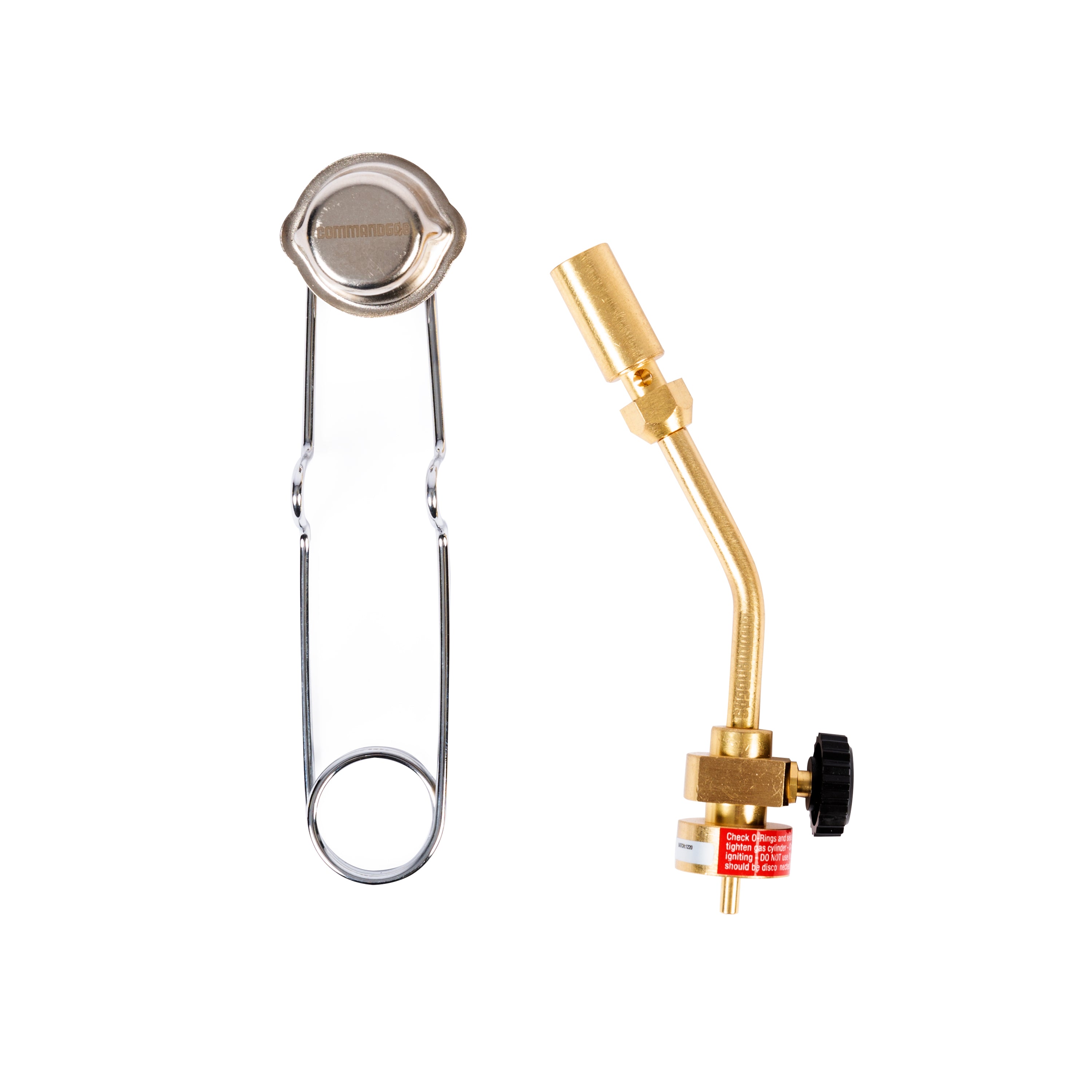 Pinpoint Brass Propane Torch Kit with Hand Sparker