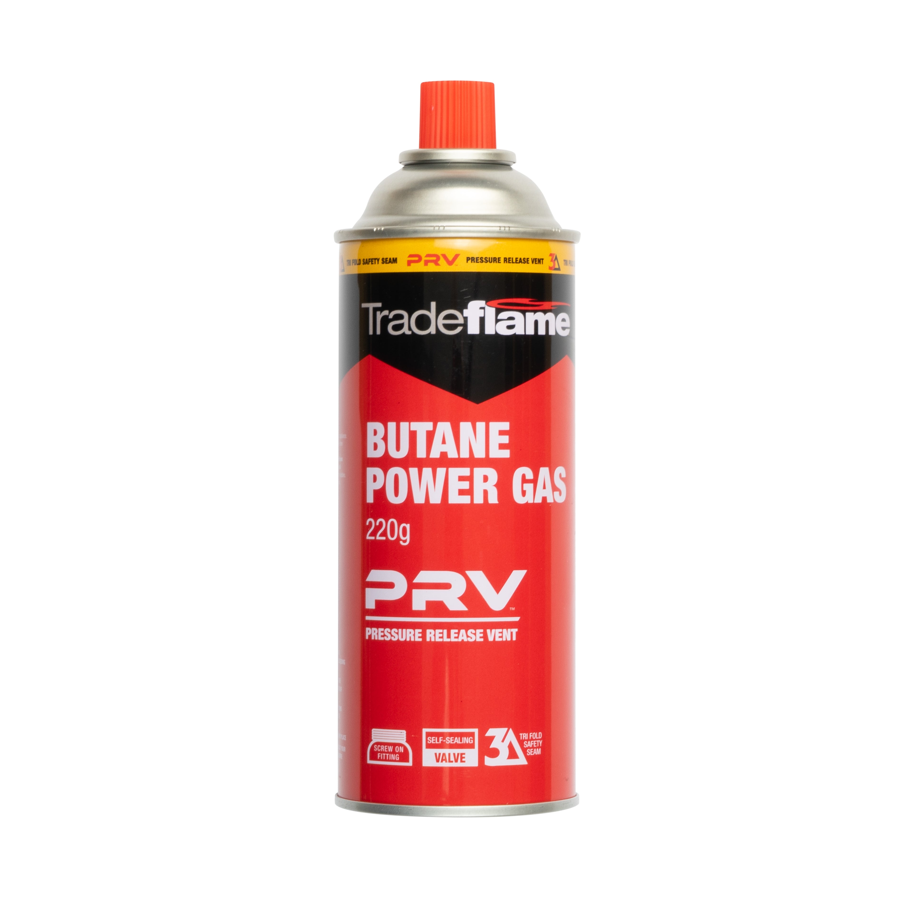 Butane Gas Cartridge - Screw on Connection - 220g
