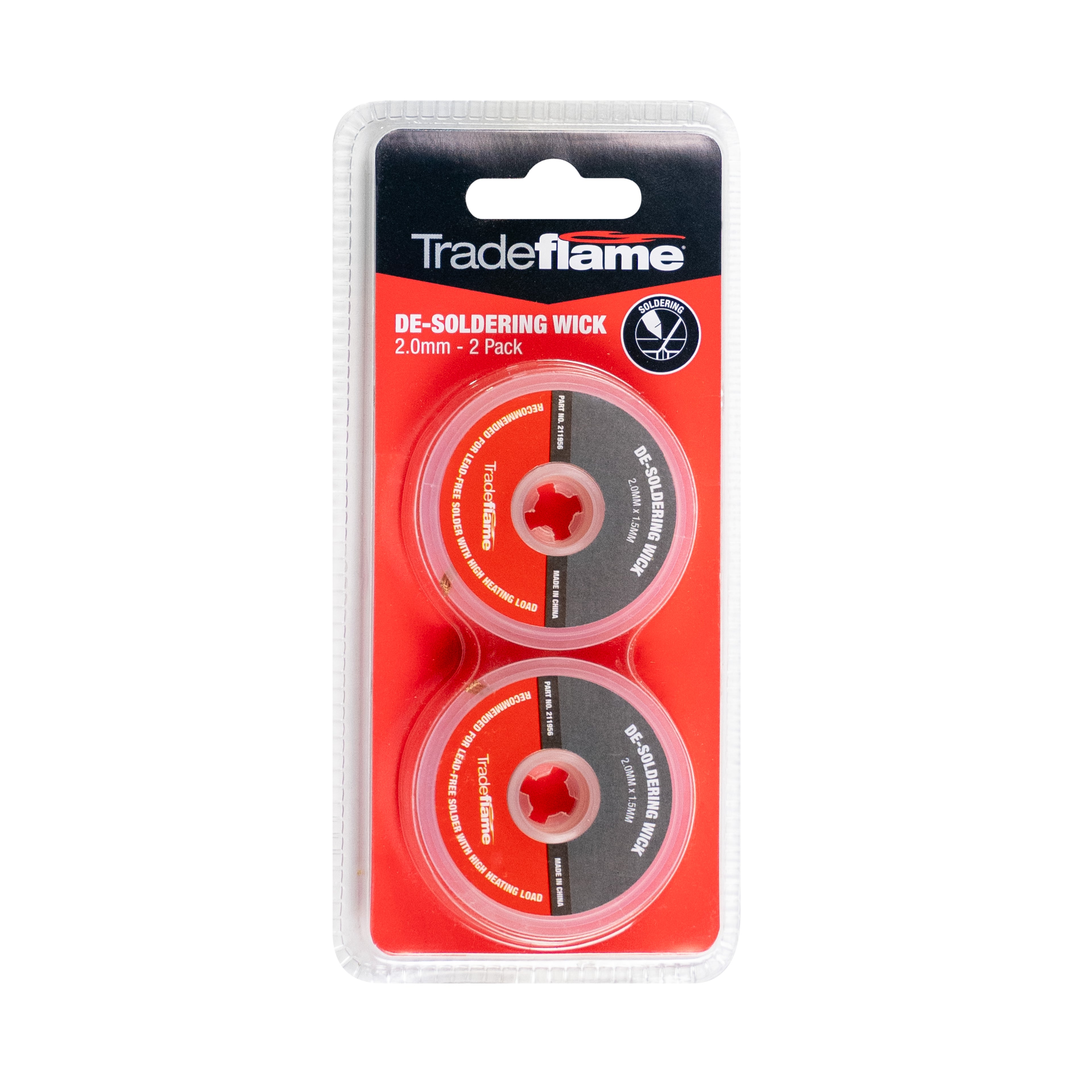 Desoldering Wick 2.0mm 2 Pack