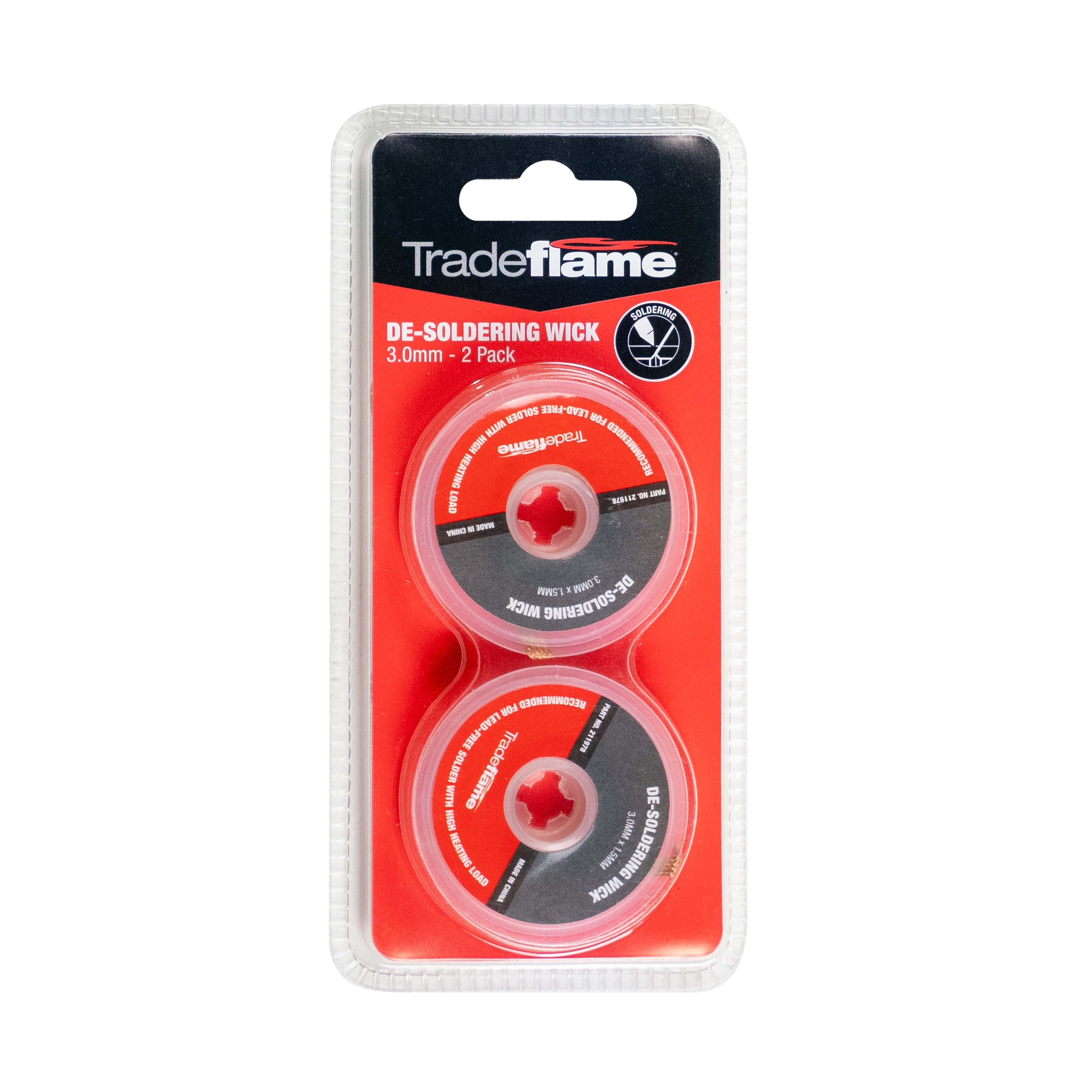 Desoldering Wick 3.0mm 2 Pack