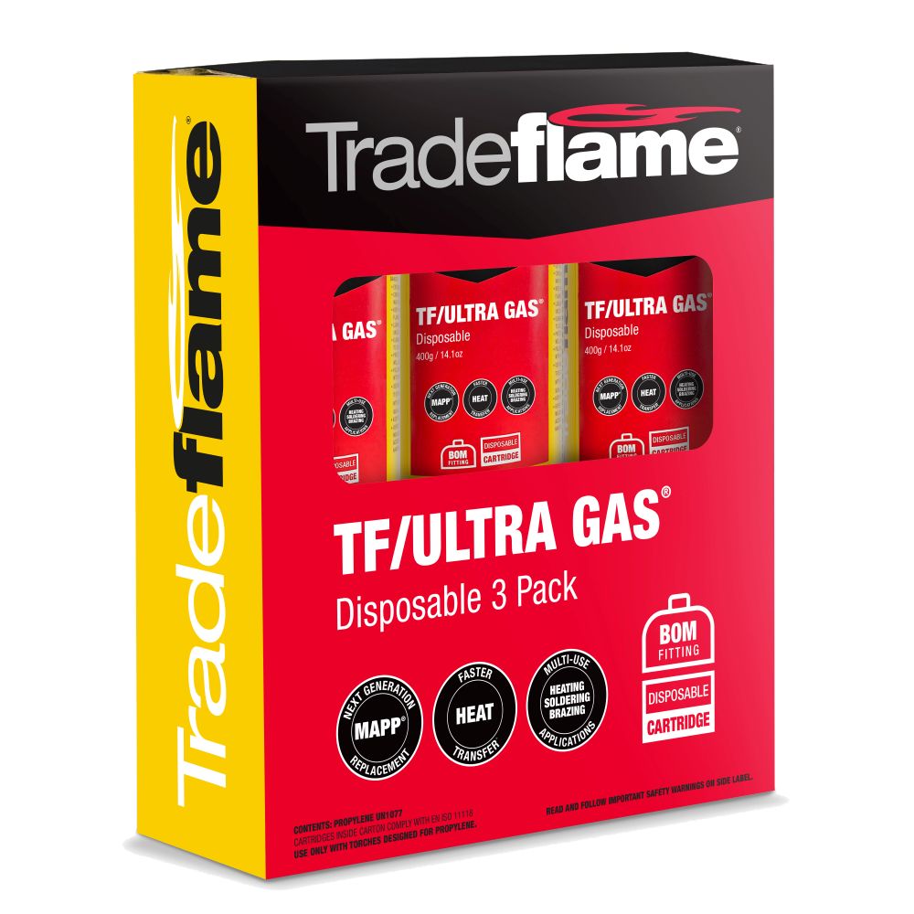 MAP-Pro / Ultra Gas Cartridge 400g 3 Pack