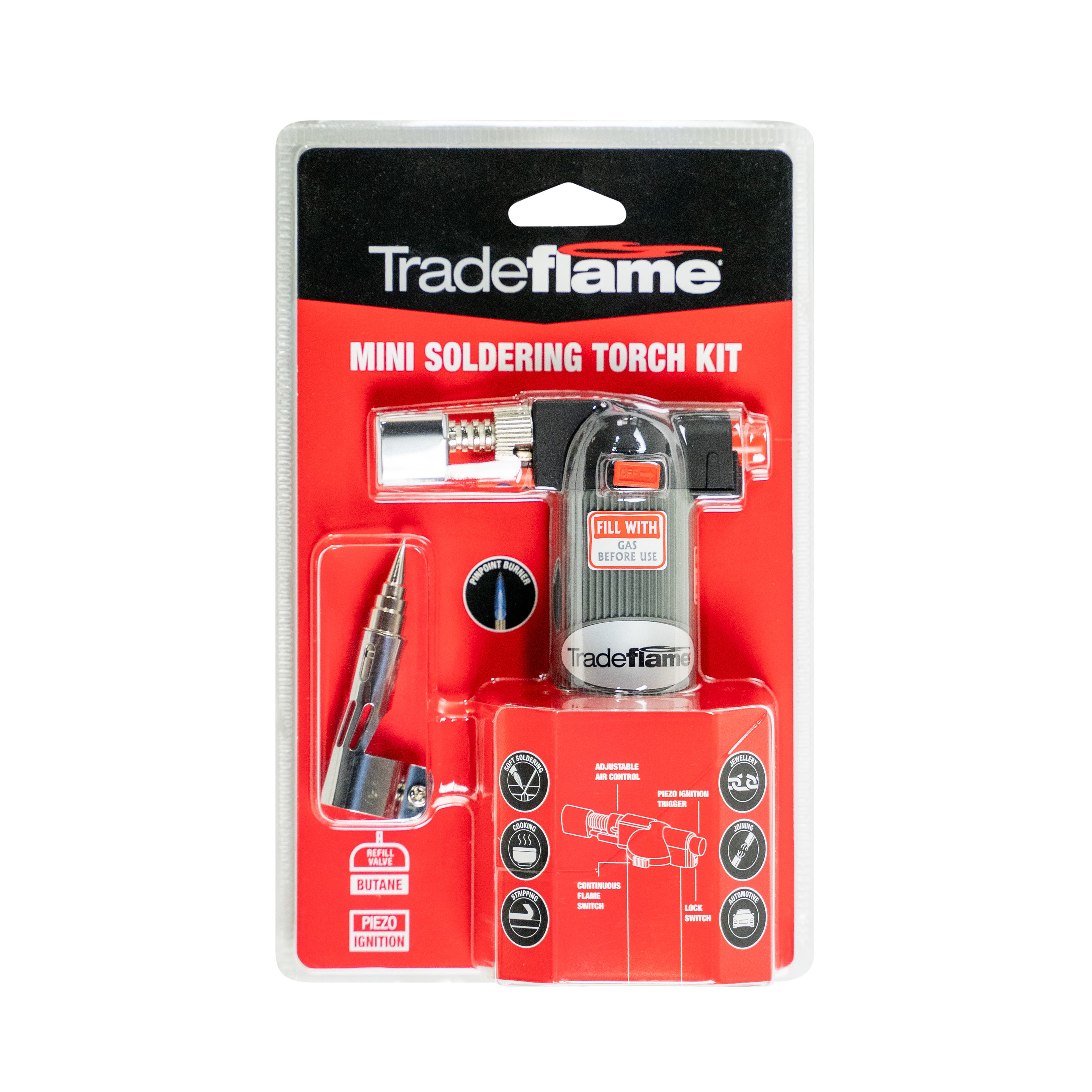 Mini Butane Soldering Torch Kit