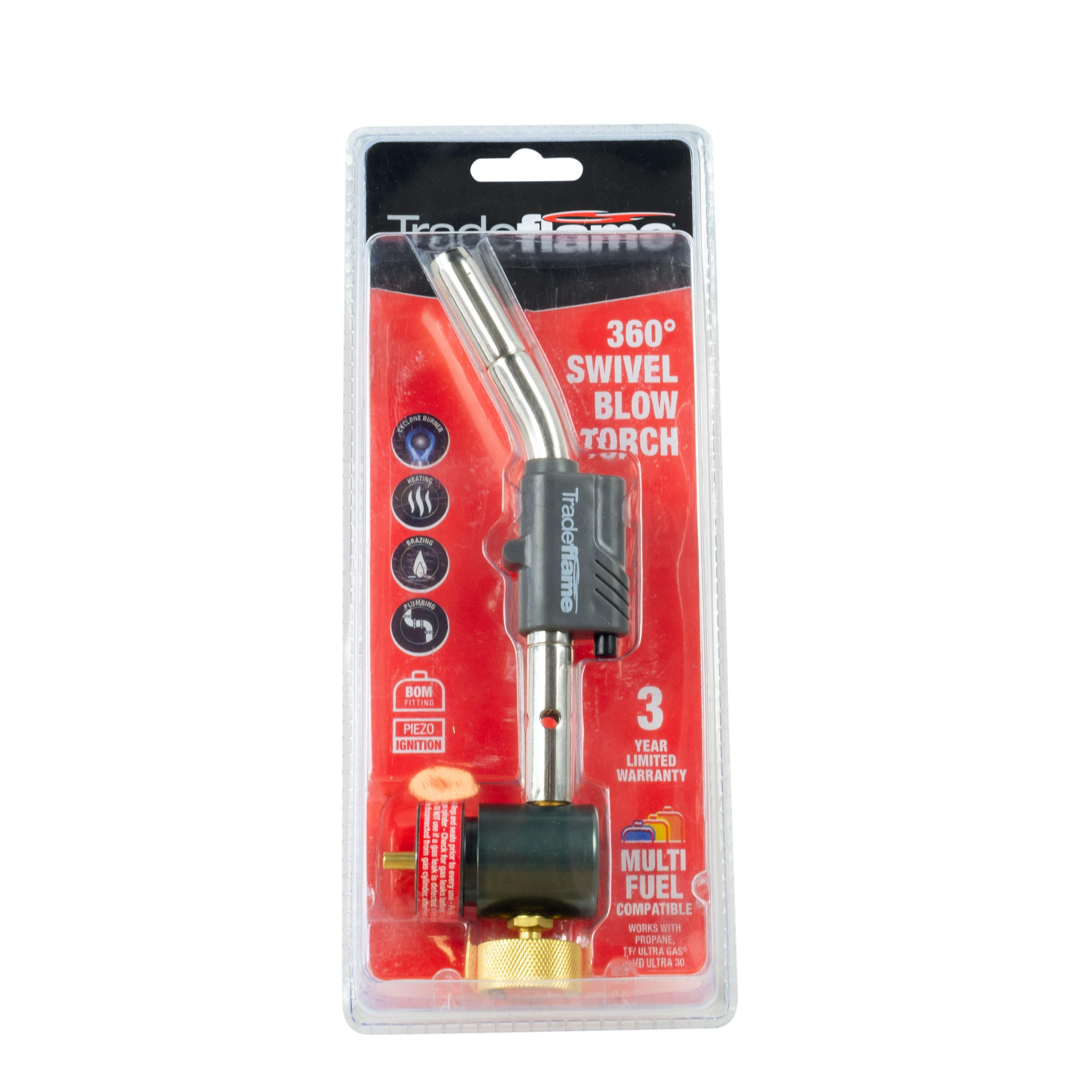 Swivel Torch with Piezo Ignition