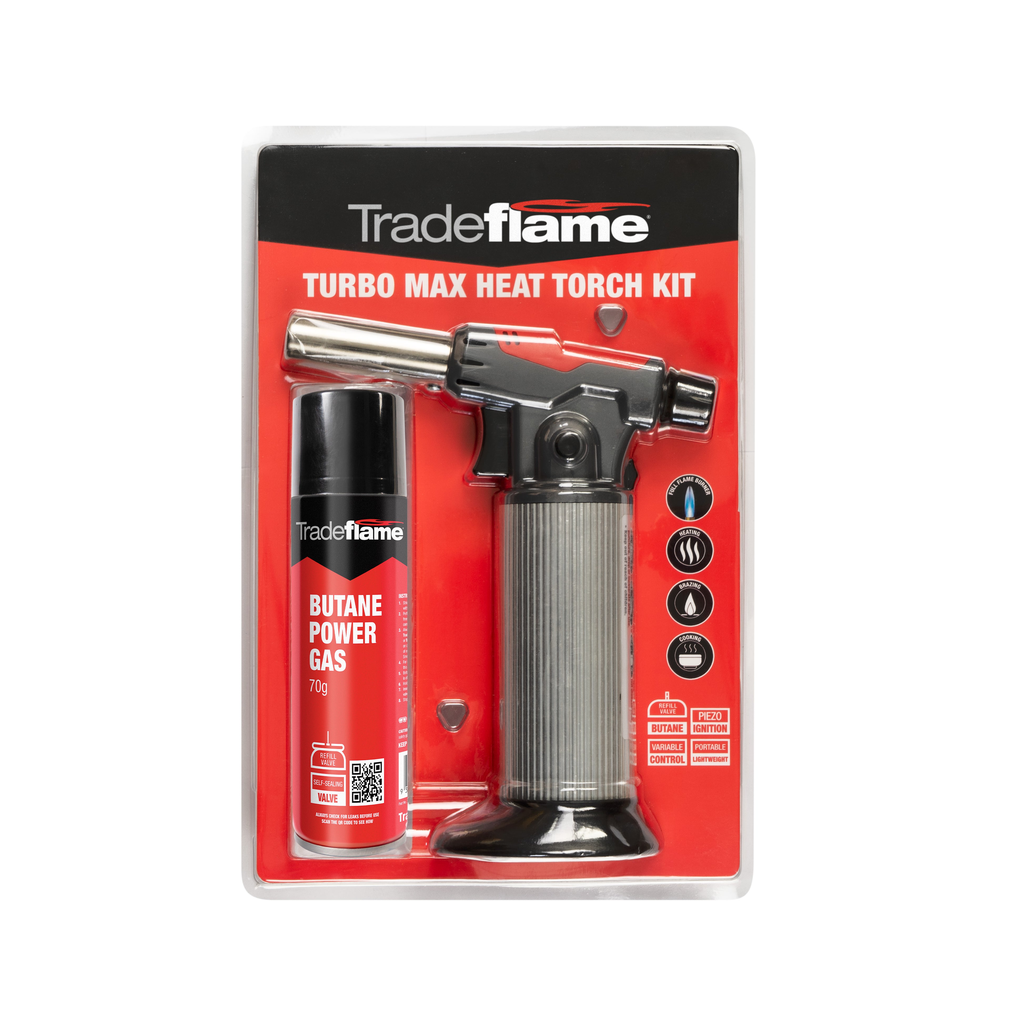 Turbo Butane Blow Torch Kit High Heat