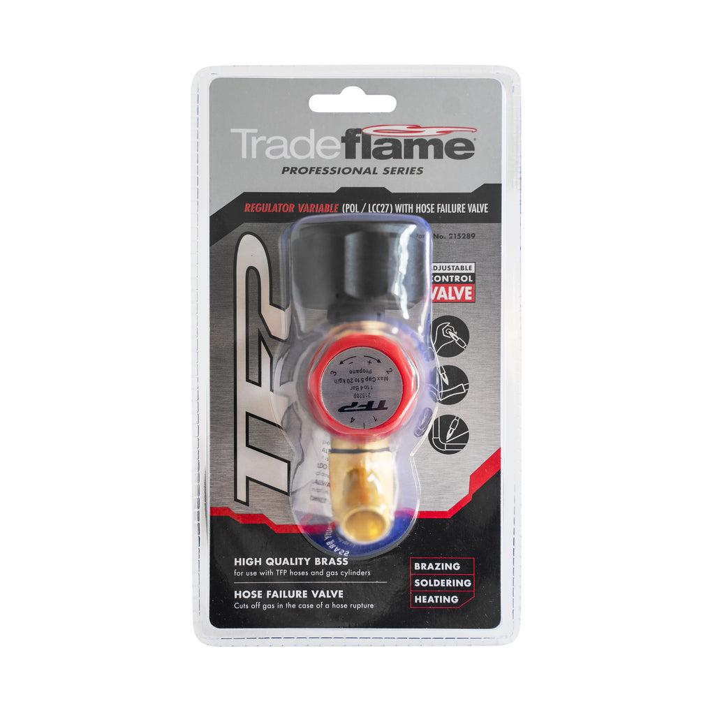 Variable Gas Regulator LCC27 with Hose Failure Valve
