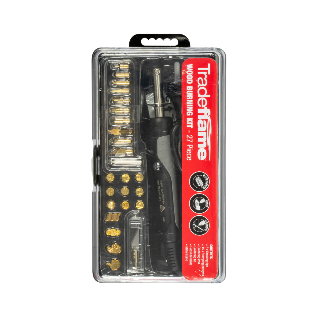 Wood Burning Kit 240V 30W 27 Piece